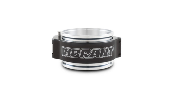 Vibrant 2in O.D. Aluminized HD 2.0 Clamp - Anodized Black (Clamp Only)