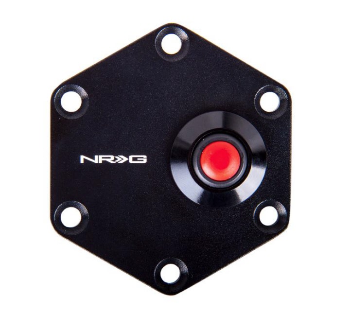 NRG Innovations STR-001CG Steering Wheel Center Horn Button Ring LED Keychain Flashlight 