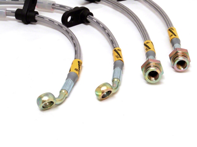 Pro Braking PBF2580-TRD-BLA Front/Rear Braided Brake Line 